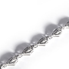 Silver Skin Snake Necklace