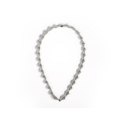 Silver Skin Snake Necklace